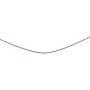 Sterling Silver 1mm Thin Cable Rolo Choker Size Chain Necklace for Pendants, 13” + 3”