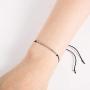 My Person Morse Code Bracelet Handmade Bead Adjustable String Bracelets Inspirational Jewelry for Women