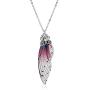 Butterfly Wing Drop Dangle Earrings Big Monarch Colorful Butterfly Wing Pendant Necklace Jewelry Set Crystal Wing Earring Fashion Acrylic Insect Jewelry Wedding Birthday Party Gift