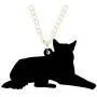 DOWAY Acrylic Handsome German Shepherd Necklace Dog Pendant Fashion Pet Jewelry for Women Girls Party Gifts DOWAY Acrylic Handsome German Shepherd Necklace Dog Pendant Fashion Pet Jewelry for Women Girls Party Gifts