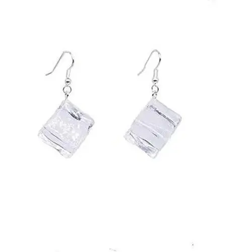 Creative Transparent Ice Cubes Dangle Earrings Acrylic Irregular Simple Funny Hot Summer Jewelry for Women Girls Creative Transparent Ice Cubes Dangle Earrings Acrylic Irregular Simple Funny Hot Summer Jewelry for Women Girls