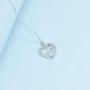 YFN Sterling Silver 12 Zodiac Constellation Necklace Heart Pendant for Women Jewelry Gifts