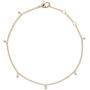 HONEYCAT Tiny Ball Charms Droplet Bracelet in Gold, Rose Gold, or Silver | Minimalist, Delicate Jewelry