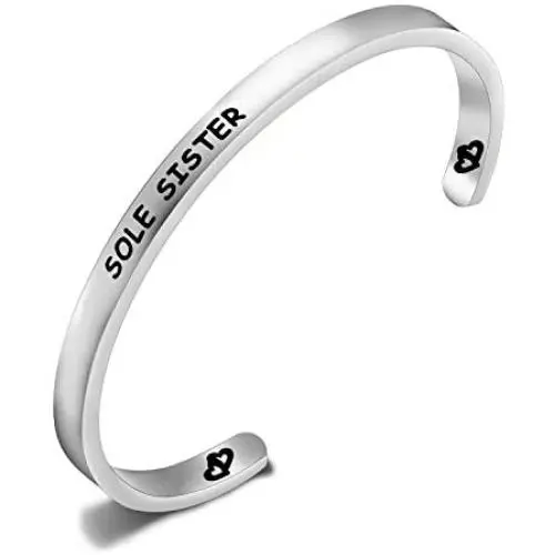 SEIRAA Sole Sister Keychain Running Jewelry Runners Gift Run Shoe Charm Key Chain Inspirational Runner Marathon Gift SEIRAA Sole Sister Keychain Running Jewelry Runners Gift Run Shoe Charm Key Chain Inspirational Runner Marathon Gift