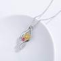 Sunflower Necklace for Women 925 Sterling Silver You are My Sunshine Sunflower Jewelry Ladybug Pendant Necklace Gifts for Mom Girlfriend