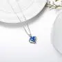 SOULMEET Angel Wings Heart Necklace with Simulated Opal&Cubiz Zirconia for Women Girls Sterling Silver Jewelry Christmas Gifts Birthday