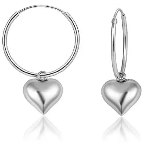 YeGieonr Heart Dangly Earrings For Women Fashion Sterling Silver Hoop Earrings with Bubble Heart Charms,24k Gold Plated Shiny and Adorable Gold Earrings for Women/Girls YeGieonr Heart Dangly Earrings For Women Fashion Sterling Silver Hoop Earrings with Bubble Heart Charms,24k Gold Plated Shiny and Adorable Gold Earrings for Women/Girls
