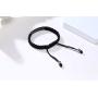MEALGUET Braided Rope Style Always Remember Engraved Inspirational Son Bracelets, to My Son from Mom Dad Bracelets Gift for Christmas Graduation