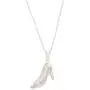 Disney Princess Cinderella Sterling Silver Slipper Pendant Necklace, 18 Inch Chain Disney Princess Cinderella Sterling Silver Slipper Pendant Necklace, 18 Inch Chain