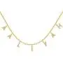 YSAHan Personalized Name Necklace Custom Initial Charm Pendant Nameplate Necklaces 18K Gold Plated Gift for Women Girls