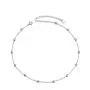 Sterling Silver Jewelry Choker Necklace Pendant Disc Chain Statement Necklace For Women Girls 13+3 inches