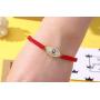 RareLove Evil Eye Red String Adjustable Bracelet Kabbalah Protection, Good Luck Ojo Nazar Amulet Long Distance Friendship BFF Wish Bracelets for Women Men