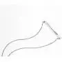 Lazycat Charm Friendship Arrow Necklace Cool Long Bar Necklace Jewelry