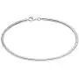 Savlano 925 Sterling Silver Solid Italian Round Diamond Cut Flexible Snake Chain Bracelet With Gift Box For Women, Girls & Men - Made in Italy