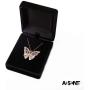Absent Design Butterfly Necklaces for Women | Turquoise Aesthetic Jewelry | Evil Eye Pendant Necklace | Butterfly Gifts For Teen Girls-Rose Gold Necklace.