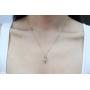 Gin & Grace 10K Yellow Gold Natural Opal Diamond (I1,I2) Pendant Necklace with Gold Chain for Women Mothers Day Jewelry Gifts
