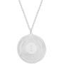 AA Yearly Medallion Necklace Sober Recovery Necklace with Serenity Prayer