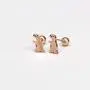 Dinosaur Earrings Screw on ball 20G piercing earrings Surgical steel Stud Earring/dino earrings…