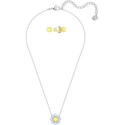 SWAROVSKI Crystal Yellow Sunshine Necklace and Earring Set