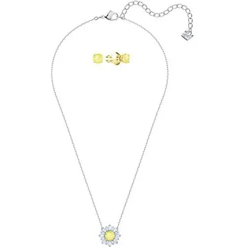 SWAROVSKI Crystal Yellow Sunshine Necklace and Earring Set SWAROVSKI Crystal Yellow Sunshine Necklace and Earring Set