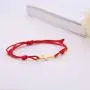 LIKGREAT Christian Cross Charm Handmade Braided Wax Cords Bracelet for Women