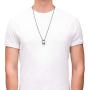 Elogio Premium Minimalist Mens Necklaces - The Kakute - Men’s Pendants and Chains - Luxury Mens Jewelry