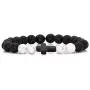 Xusamss Yoga Religious Cross Turquoise Bracelet Natural Stone Lava Rock Beads Oil Diffuser Bracelet,7 1/2 Wrist Xusamss Yoga Religious Cross Turquoise Bracelet Natural Stone Lava Rock Beads Oil Diffuser Bracelet,7 1/2 Wrist