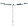 Rosemarie & Jubalee Womens Western Style Statement Silver Tone Concho with Turquoise Howlite Necklace Earrings Set, 16''-19'' with 3'' Extension Rosemarie & Jubalee Womens Western Style Statement Silver Tone Concho with Turquoise Howlite Necklace Earrings Set, 16''-19'' with 3'' Extension