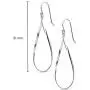 Highstreet Sterling Silver plated teardrop earrings for women |unique and trendy design| Easy to wear| Hypoallergenic Highstreet Sterling Silver plated teardrop earrings for women |unique and trendy design| Easy to wear| Hypoallergenic