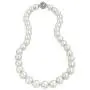 Bling Jewelry White Strand Necklace for Women Rhodium Plated Crystal Clasp Simulated Pearl 10MM 16 Inch Bling Jewelry White Strand Necklace for Women Rhodium Plated Crystal Clasp Simulated Pearl 10MM 16 Inch