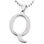 COOLSTEELANDBEYOND Womens Mens Large Steel Name Initial Alphabet Letter A-Z Pendant Necklace, 23.6 inches Ball Chain COOLSTEELANDBEYOND Womens Mens Large Steel Name Initial Alphabet Letter A-Z Pendant Necklace, 23.6 inches Ball Chain