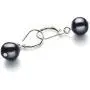 Kaitlyn Black 8-9mm A Quality Freshwater 925 Sterling Silver Cultured Pearl Set For Women Kaitlyn Black 8-9mm A Quality Freshwater 925 Sterling Silver Cultured Pearl Set For Women