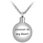 CoolJewelry Urn Necklace Ashes Family Tree of Life Memorial Cremation Pendant Keepsake Jewelry Stainless Steel