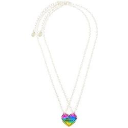 Claires Matching Pendant Best Friends Necklaces, Assorted Styles, 16 Inches Long