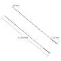 Sterling Silver 4-7.5 Tassel Long Threader Drop Earrings in 0.7mm Box Chain - Platinum or Rose Gold Sterling Silver 4-7.5 Tassel Long Threader Drop Earrings in 0.7mm Box Chain - Platinum or Rose Gold