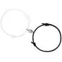 MRSXXNTY 2pcs Magnetic Couple Bracelet Vows of Eternal Love Charms Adjustable Rope Jewelry Gift Set for Lover Best Friend