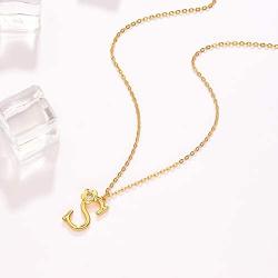 Alphabet Pendant Necklace for Women Initial Choker Pendants Personalized Letter Necklace