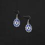 CENWA Vampire Inspired Jewelry Damon Salvatore Earrings Vampire Fans Gift Halloween Jewelry