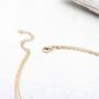 Jovono Gold Fashion MultiLayered Necklaces Dove Sequin Pendant Necklace For Women and Girls