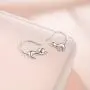 Cat Dangle Earrings 925 Sterling Silver Pull Through Animal Cat Hoop Earrings for Women Christmas Gifts(Cat earrings 1) Cat Dangle Earrings 925 Sterling Silver Pull Through Animal Cat Hoop Earrings for Women Christmas Gifts(Cat earrings 1)