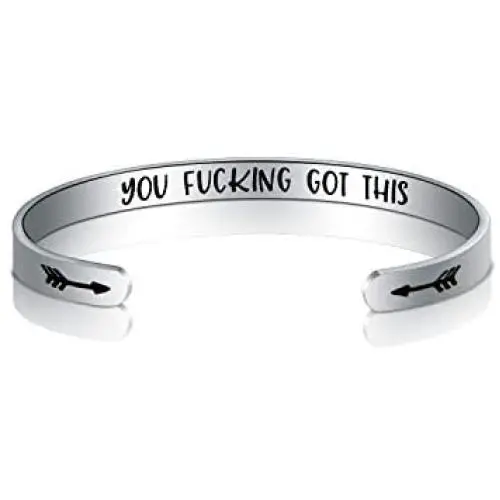 ENSIANTH You Fucking Got This Bracelet Motivational Gift Inspirational Gift Gift For Best Friend ENSIANTH You Fucking Got This Bracelet Motivational Gift Inspirational Gift Gift For Best Friend