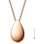 ROVAO Customized Name Necklace for Men,4 Side Engraved Personalized Name Date Word Stainless Steel Pendant Necklace with 24'' Chain