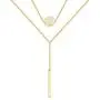 Ldurian Layered Necklace, Set of 2, Choker Chain with Disc Y Bar Pendant, Layering Drop Lariat for Women, Dainty Minimalist Jewelry (14K Gold Plated) Ldurian Layered Necklace, Set of 2, Choker Chain with Disc Y Bar Pendant, Layering Drop Lariat for Women, Dainty Minimalist Jewelry (14K Gold Plated)