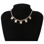MJartoria Butterfly Choker Necklace Jewelry Gifts for Women Teen Girls Chain Butterfly Pendant Necklace Collar for Women Ladies Girls