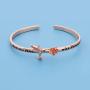 FOTAP Hummingbirds Jewelry Now She Flies with Hummingbirds Bangle Hummingbird Memorial Gift Free Bird Bangle Remembrance Jewelry