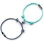 Lifetica Magnetic Bracelets For Couples - Jewelry Gifts Set For Couple Bestfriend Girlfriend Boyfriend Women Men - Mutual Attraction Relationship Matching Friendship Rope - Great Valentines Day Gift