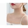 Tiny Heart Star Moon Cross Infinity Love Pendant Necklace for Women Girls Kids 925 Sterling Silver 14K Gold Plated Simple Mini Cute Petite Choker Tassel Chain Multiple Jewelry Set (Infinity love)