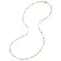 Miabella 18K Gold Over Silver Italian Singapore Bead Chain Station Necklace for Women Teen 16, 18, 20, 22, 24, 26, 30 Inch Made in Italy Miabella 18K Gold Over Silver Italian Singapore Bead Chain Station Necklace for Women Teen 16, 18, 20, 22, 24, 26, 30 Inch Made in Italy