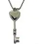 Cremation Jewelry for Ashes Key to My Heart Urn Necklaces Stainless Steel Pendant for Men and Women Dog Cat Funeral Day. Keepsake for Loved One