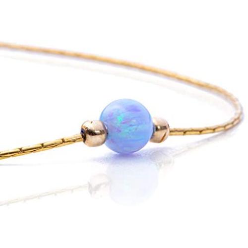jolliz Gold Bracelet for Women- Dainty Beaded Gold Bracelets- Charm Gold Bracelets for Girls- Gemstone Bracelet